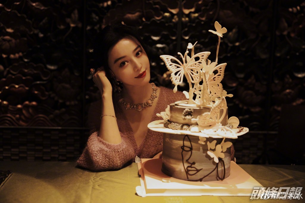 范冰冰上月中踏入41歲，與朋友家人一同慶祝。